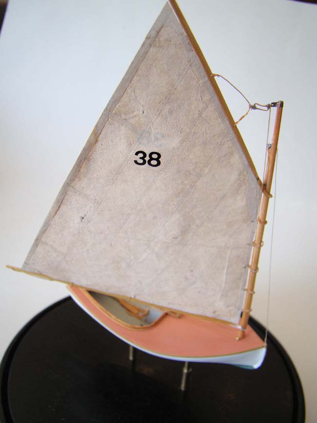 A Scratch Built Miniature BEETLE CATBOAT circa 1921 in 1:48 scale — image 5